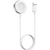 Ysmorla Caricatore Wireless Compatibile con Huawei Watch GT6/5/4/3/2 Pro/Watch 5/4/3/Fit 4/Ultimate/D2, Dock di Ricarica in Lega di Aluminio con Cavo di Ricarica da 100 cm, Bianco