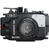 Mcoplus 60m/195ft Professionale Subacquea Della Macchina Fotografica Subacquea Custodia Subacquea Impermeabile Per Om System tg7 Olympus Tough TG-7 tg7 - Nero