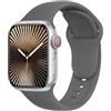 SRena C1B for Cinturino Apple Watch 38 40 41 42 44 45 46 mm,Ultra e Ultra 2,SE,Serie 7/8/9/10 - Compatibile con Tutti i Modelli,Grigio Fango Vulcanico