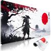 Niviy Tappetino per mouse da gioco giapponese, XXL, 900 x 400 mm, con cuciture sui bordi, antiscivolo, migliora la precisione e la velocità del mouse per PC, mouse e tastiera