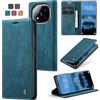 Sojlecyu Case per Xiaomi Redmi Note 14 Pro 5G/ Note 14 Pro Plus 5G/Poco X7 5G Custodia,a Libro Portafoglio in Pelle PU Porta Carte Flip Case Supporto Protezione Case per Redmi Note 14 Pro 5G,Blu verde