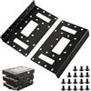 Joycabin Telaio da incasso SSD per montaggio SSD/HDD da 2,5 pollici a 3,5 pollici, supporto SSD interno, supporto di espansione per giochi, video, memoria dati, memoria PC, alloggiamento di espansione