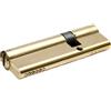 MICEL - 13101 - Cilindro di sicurezza, profilo europeo, con camma corta, decentrato 30 x 50, con chiavi, finitura in ottone, colore oro, 80 x 17 x 33 mm