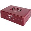 FAC 17047 - Cassetta di sicurezza con combinazione, numero 3, colore rosso