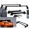 MENABO BARRE PORTATUTTO NISSAN MICRA K14 ANNO 2019+PORTASCI 4 PAIA ALLUMINIO 2 SERRATUR