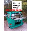 Peruzzo Portabici Posteriore 3 Binari per Volkswagen Trasporter T4 anno 2000 3 Bici Afs