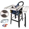 FERM TSM1033 Sega da Banco 250mm 1800W Taglio Legno Professionale elettrica CE