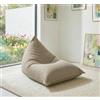 Cieffepi Home Collections TOLDO pouf medium e small per esterno impermeabile (Beige, Medium)