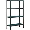 Simon Rack SimonRack Scaffale Metallico Casa, 1600x800x300 mm, 4 ripiani, 100 kg Punto Flessione, Antracite - Simon Home