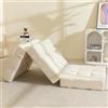 MAXYOYO Materasso Pieghevole per 1 Persona, Spessore 15 cm, per Divano Letto Futon Convertibile, Materasso per Ospiti, Letto Extra, 90x195