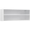 Vicco Pensile da cucina Fame-Line, Bianco/Bianco, 100 cm, per la combinazione con altri moduli della serie Fame-Line