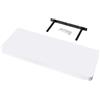 Velano - Mensola, mensola da parete, mensola, mensola sospesa, mensola sospesa con angoli rotondi - 1 pezzo, 60 x 24 cm, bianco - Mensole per cucina, bagno, soggiorno, camera da letto - TASO