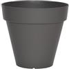 Riviera Vaso per fiori RIVIERA Soleilla - Rotondo - Ø 60 x 53,6 cm - grigio glit
