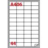 Markin Etichette multiuso bianche Markin - 47,5 x 25,5 mm - 4400 etichette