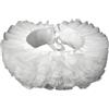 Mirweon Colletto finto in tulle a strati con chiusura a nastro Collo in rete Ruff Clown Girocollo per le donne Dress Up Accessori per costumi multiuso Collo in tulle a strati