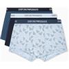 Emporio Armani Boxer Uomo, Nero/Nero/Nero, XL