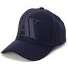 ARMANI EXCHANGE Rubber Logo Ax Cap, Cappellino da Baseball, Uomo, Blu, Taglia unica