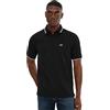 Armani Exchange Polo da Uomo Essential, Doppia Manica a Righe e Logo Collar Side Monogram, Nero, XXL, Nero, XXL