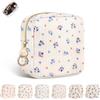 Playexen Porta Trucchi da Borsa Piccola Pochette Donna Trucco Mini Beauty Case da Viaggio in Cotone per Cosmetici Accessori Organizer Trousse da Borsetta Ragazza Portatile per Amica Compleanno(Rosa-Rose)