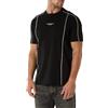 Armani Exchange 3D Printed Logo Front Back Stripes T-Shirt, Nero, XS Uomo