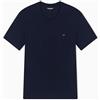 EMPORIO ARMANI T-Shirt Girocollo da Uomo in Morbido Modal Grigio L