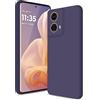 Btstring Cover per Motorola Moto G85, Custodia Antiurto Case Sottile in Silicone TPU con Fodera in Microfibra e Protezione della Fotocamera -Viola
