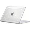 EooCoo Compatibile con Cover 2026 Apple MacBook Neo da 13 Pollici, Mac Laptop A3404 con Chip A18 Pro e Display Liquid Retina da 13", Plastica a Custodia, Superficie Liscia - Scintillante Cristallo