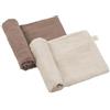 HUSTLE Koala Babycare Mussole 80x80 Bamboo Oat Colore Cappuccino in cotone e bambù