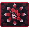 Konix Alchemy Tappetino per mouse gaming 32 x 27 cm - Superficie in microfibra antiscivolo - Gomma - Design Giorno dei morti - Rosso e nero
