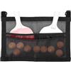 Generic Valigetta per pagaia da pong - PVC 40 x 25 cm | Borsa per pong con cinghie per palestra a casa, sala giochi, scrivania da parete, torneo