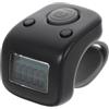 Generico Contatore Digitale Dita in Silicone Nero Flessibile Display Digitale, Resistente e Non Facile da Deformare, per Running e Tally