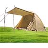 Zestivra Tenda da Campeggio 1 Leggera e automatica, notturno