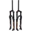 NIKANXIA Forcella pneumatica a Sospensione 20 x 4,0 per Mountain Bike, Corsa 140 mm, Tubo Dritto 1-1/8, QR 9x135 mm Blocco Manuale per e-Bike BMX Neve Spiaggia