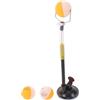 DEARMAMY Dispositivo Allenamento Tennis Tavolo con Base a Ventosa Stabile e Rotazione a 360 Gradi in PVC e Lega di Alluminio per Uso Indoor e Home per Principianti e Adulti
