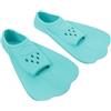 NUOBESTY Pinne da Nuoto in Silicone Leggere e Portatili, Corte per Piscina e Mare, per Allenamento e Snorkeling, 1 Paio per Adulti Comfort e Resistenza