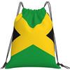 Generic Zaino con Coulisse Jamaica Flag Sacca da Palestra Pieghevole Borsa con Coulisse Resistente Sacchetta Sportiva per Unisex Spiaggia Vacanze