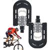 zwxqe Pedali , Road Cycling Pedals, Non Slip Lightweight Design, Sturdy Replacement with Reflective Strips for Urban Commute, E-Bike Riding, Enhanced Safety and Performance