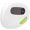 Bediffer Contapassi 2D Accurato Contapassi Clip Portatile Leggero per Passeggiate Escursionismo Sport ABS Bianco 1 Pezzo