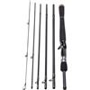 TEHAUX 2.4m Canna da Pesca Mare in Carbonio Sezioni Leggera Resistente con Anelli in Ceramica per Surfcasting e Carpfishing Portatile e Facile da Pulire