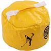 Qqmora Borsa da Borsa da Allenamento in PVC Resistente e Impermeabile per Principianti Pratica di Swing Facile 16,7 Pollici X 10,2 Pollici (Giallo)