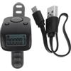 WEKAMOS Contatore Digitale per Dita Design Ricaricabile e Lettura Chiara in Silicone Nero, Contatore Manuale Portatile per Corsa e Conteggio