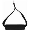 Gucagle Manubrio in corda di resistenza fitness Maniglia per cavo resistente con impugnatura comoda per allenamenti in palestra Schiuma ABS in nylon nero 12,3 cm x 49 cm Cuscinetto da 70