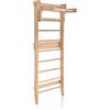 COSTWAY Spalliera Svedese, Scala Svedese in Legno Massiccio con 10 Aste, Spalliera da Parete per Palestra e Casa, Scala per Fisioterapia e Ginnastica, 80 x 48 x 195 cm