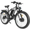 PHILODO Bicicletta elettrica per adulti, 26 x 4,0 pollici Fat Tire 48V 17,5Ah/22Ah batteria rimovibile Ebike Biciclette elettriche, 21 velocità, freno a disco idraulico
