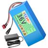 FREEDOH Pacco batterie al Litio 36V, batterie Ricaricabili 36V 8Ah 10Ah 20Ah in PVC con Caricabatterie e BMS,36v10ah