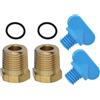 KszViQ Kit di scarico collettore da 2 pezzi adatto for VP D12D D4 D5 D6 D7 MS15 TAMD Marine 13982 192154 479956 13982192154