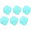 Bediffer Set di Palline in Silicone Hex Response 6 Pezzi Blu per Allenamento Agile e Miglioramento della velocità di Reazione, Perfette per gli Atleti