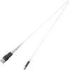 OSOLADY Antenna Marina Portatile 27mhz per Radio CB Handheld, Robusta e Miglior Ricezione, in Plastico e Metallo, per Uso Marittimo