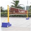 Generic Supporto a rete 3 in 1 regolabile per pallavolo, badminton, tennis, con ruote portatili