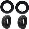Roundsky 10 10x2.5 80/65-6 Pneumatico da Strada per Monopattino Elettrico, Rinforzato e Allargato, Pneumatico Gonfiabile per Zero 10X